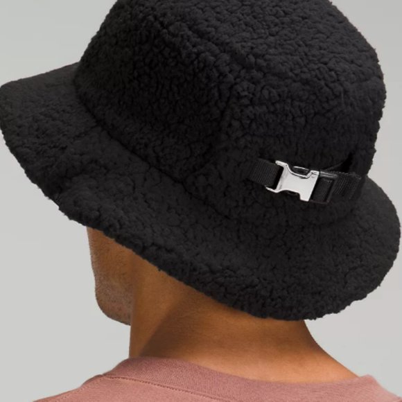 (2339) NWT LULULEMON Textured Fleece Bucket Hat - Picture 2 of 4